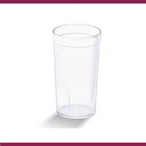 Copo em Plástico Policarbonato Transparente Beverage 460ml