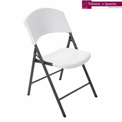 CLASSIC COMMERCIAL FOLDING CHAIR (WHITE GRANITE)